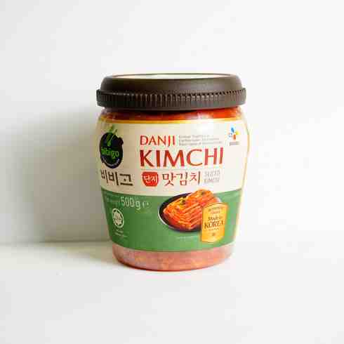 CJ Bibigo Sliced Kimchi in Jar 500g