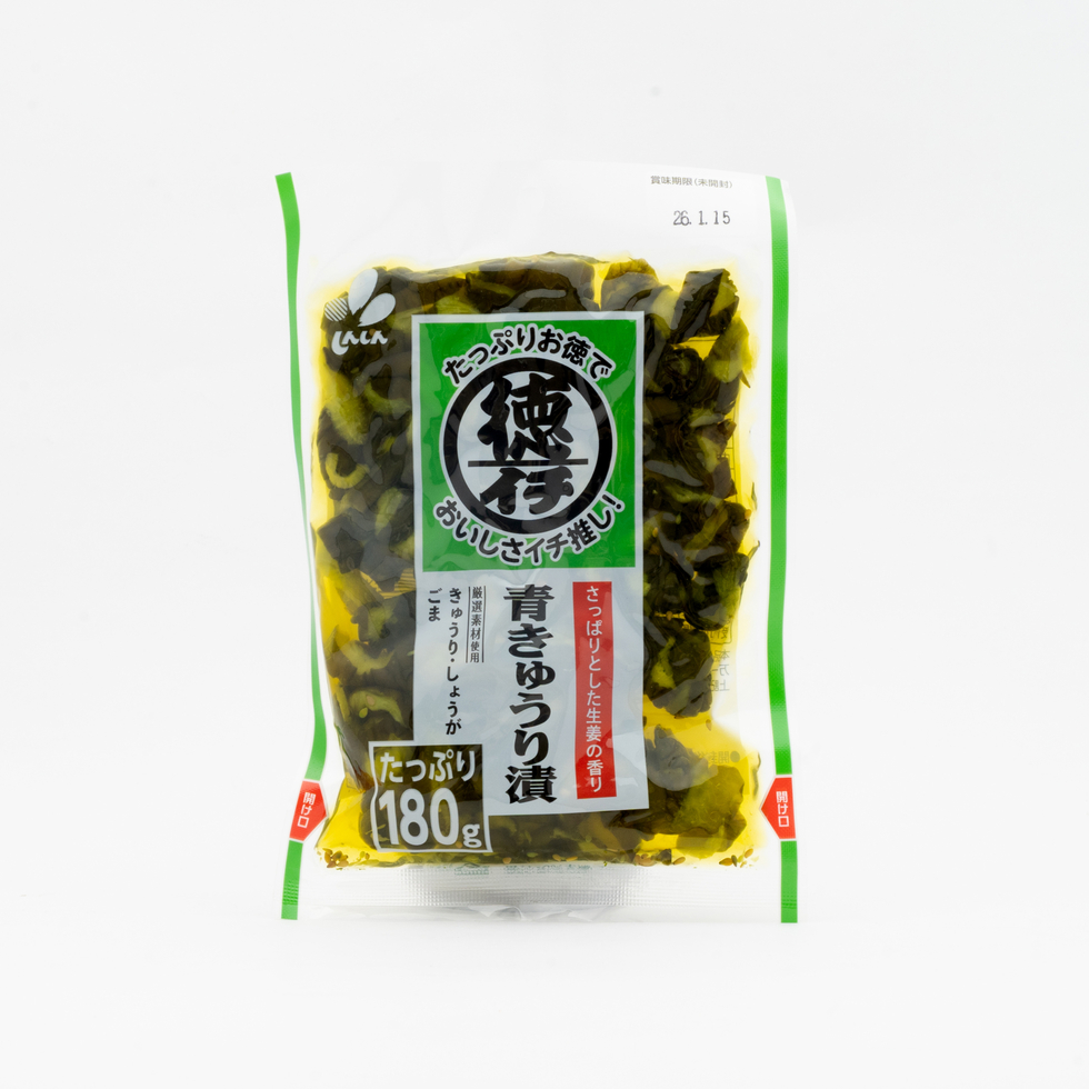 新進 徳イチ青きゅうり漬 180g
