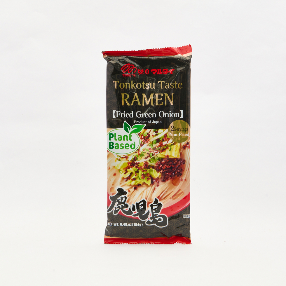 Marutai Kagoshima Paitan Ramen Fried Green Onion 184g (2 Servings)