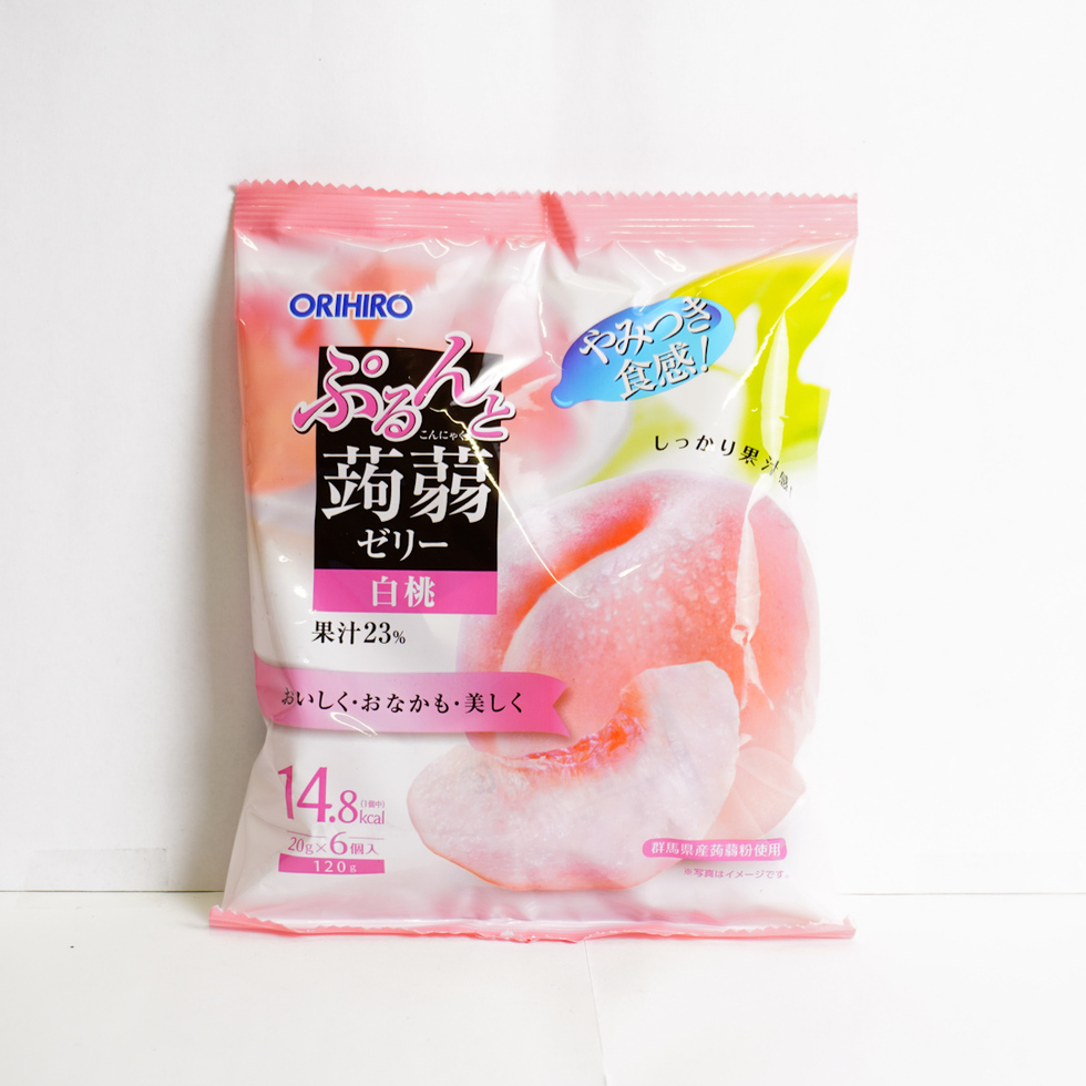 ぷるんと蒟蒻ゼリーパウチ  ピーチ
