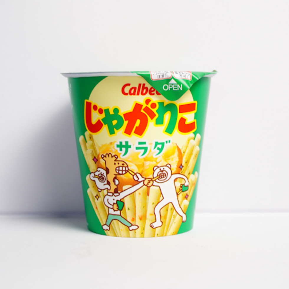 Snack "Jagarico" saveur salade - CALBEE 57g