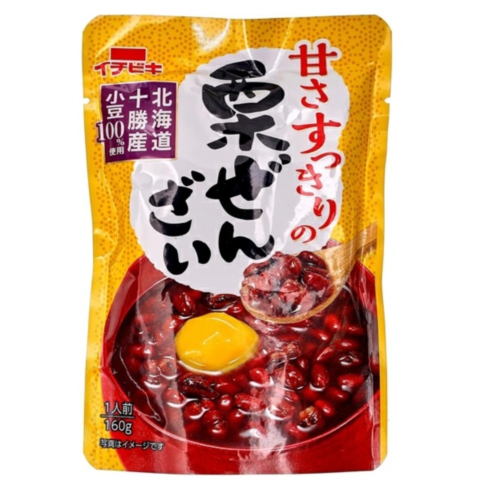 イチビキ 甘さすっきりの栗ぜんざい 140g