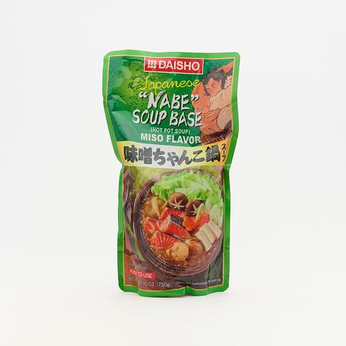 Chanko Miso Sauce Nabe Hotpot Soup Stock by Daisho 750ml