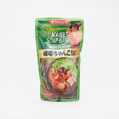 Chanko Miso Sauce Nabe Hotpot Soup Stock by Daisho 750ml
