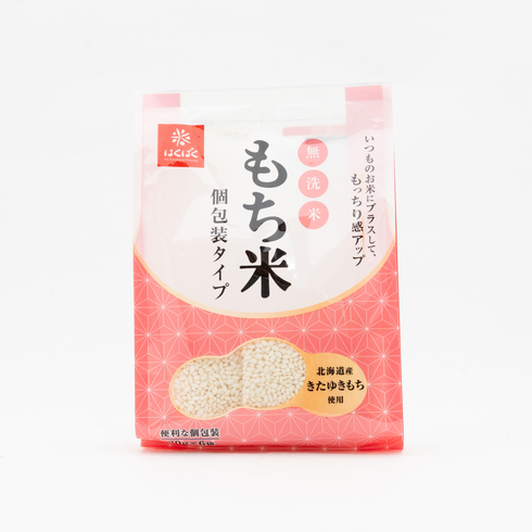Hakubaku No-Wash Glutinous Rice Individual Packs 30g × 6