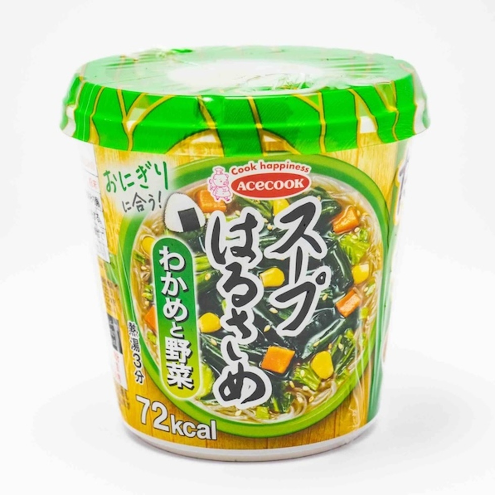 【Best Before:08/01/2026】Ace Soup Harusame Seaweed and Vegetables 21g