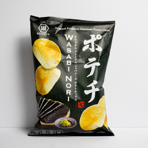 湖池屋 わさび海苔 ポテトチップス100g