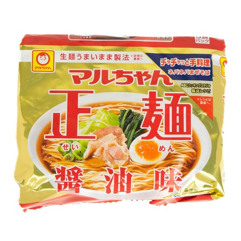 マルちゃん正麺 醤油味 5食パック