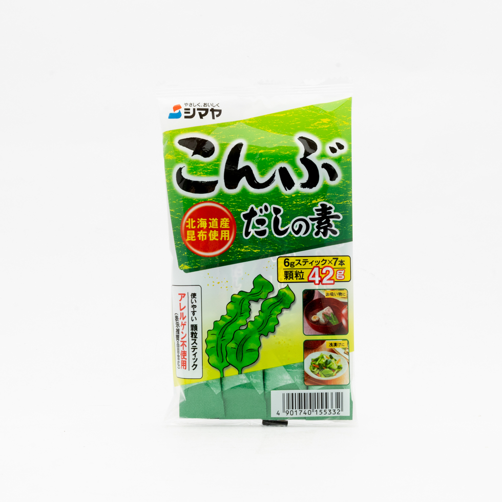 Shimaya Kombu Dashi Powder (Kelp Stock Granules) 6g × 7 Sachets