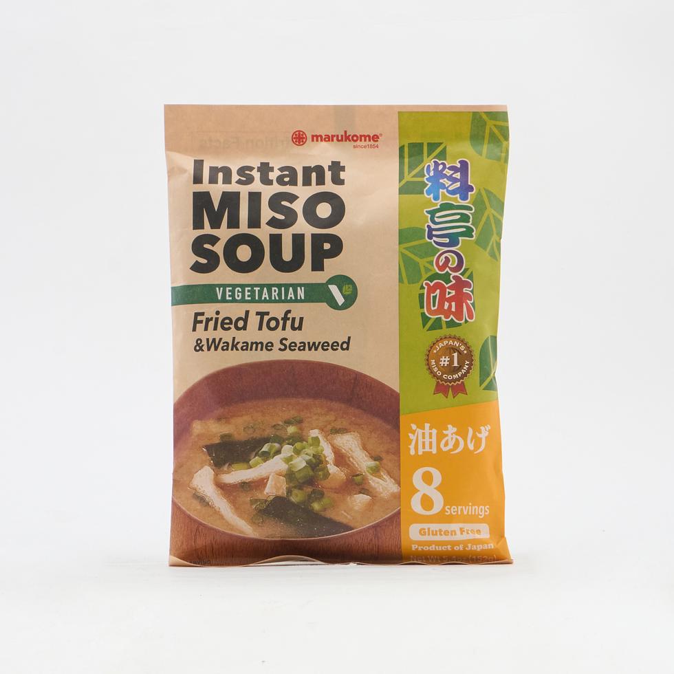 Soupe Miso Instantanée Marukome Ryotei no Aji avec Tofu Frit 152g (8 Portions)