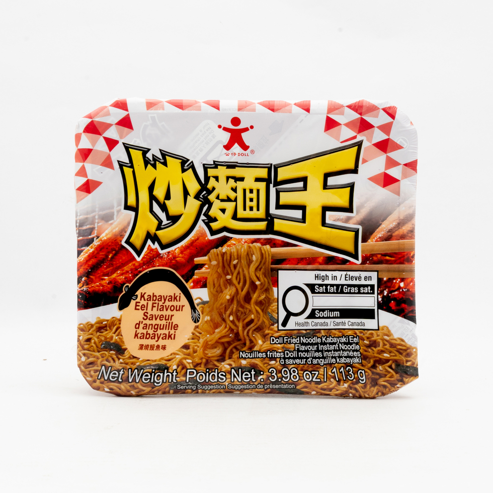 Doll Fried Noodle Kabayaki Eel Flavour Instant Noodle 113g