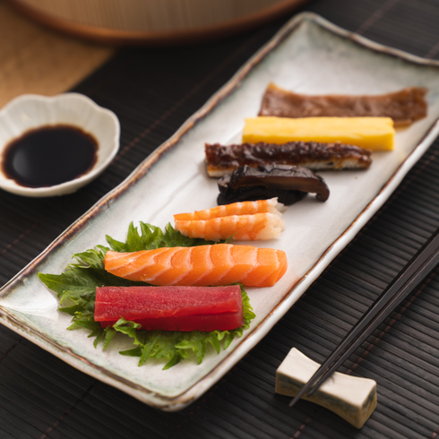 手巻きで楽しむ恵方巻 具材7種セット 85-90g （半切海苔一本分）