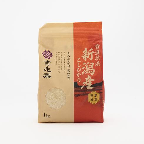 KITCHORAKU Snow Pure Harvest Rice Niigata-Koshihikari 1kg