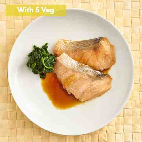 Miso Marinated Salmon (+5 Veg) 