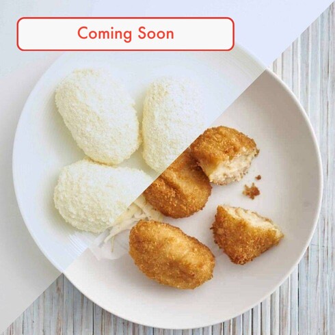 (Bientôt) Croquette de Crabe Crème Fait Maison Prête à Cuire 6pcs