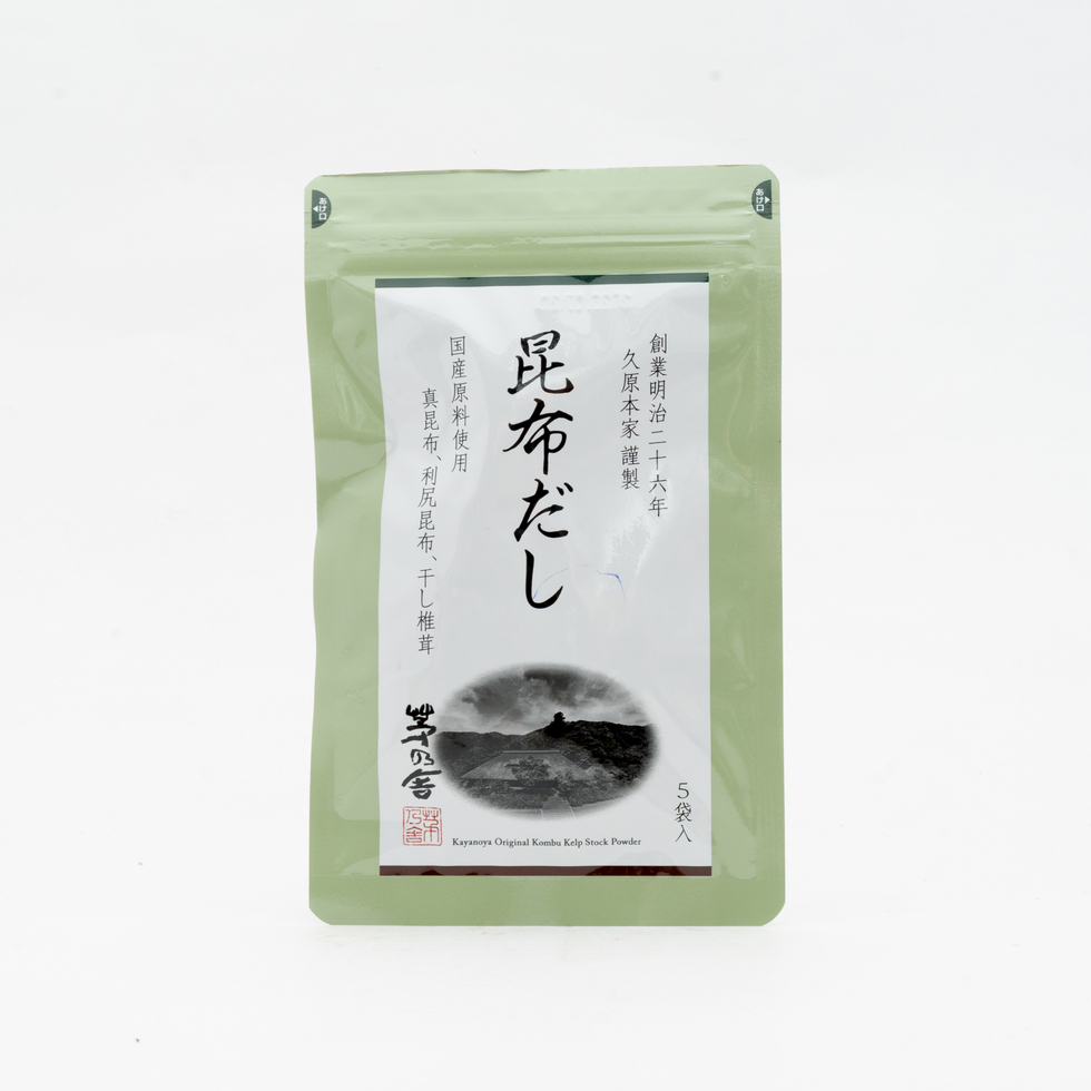 （近日登場） 久原本家 茅乃舎 昆布だし 5袋入