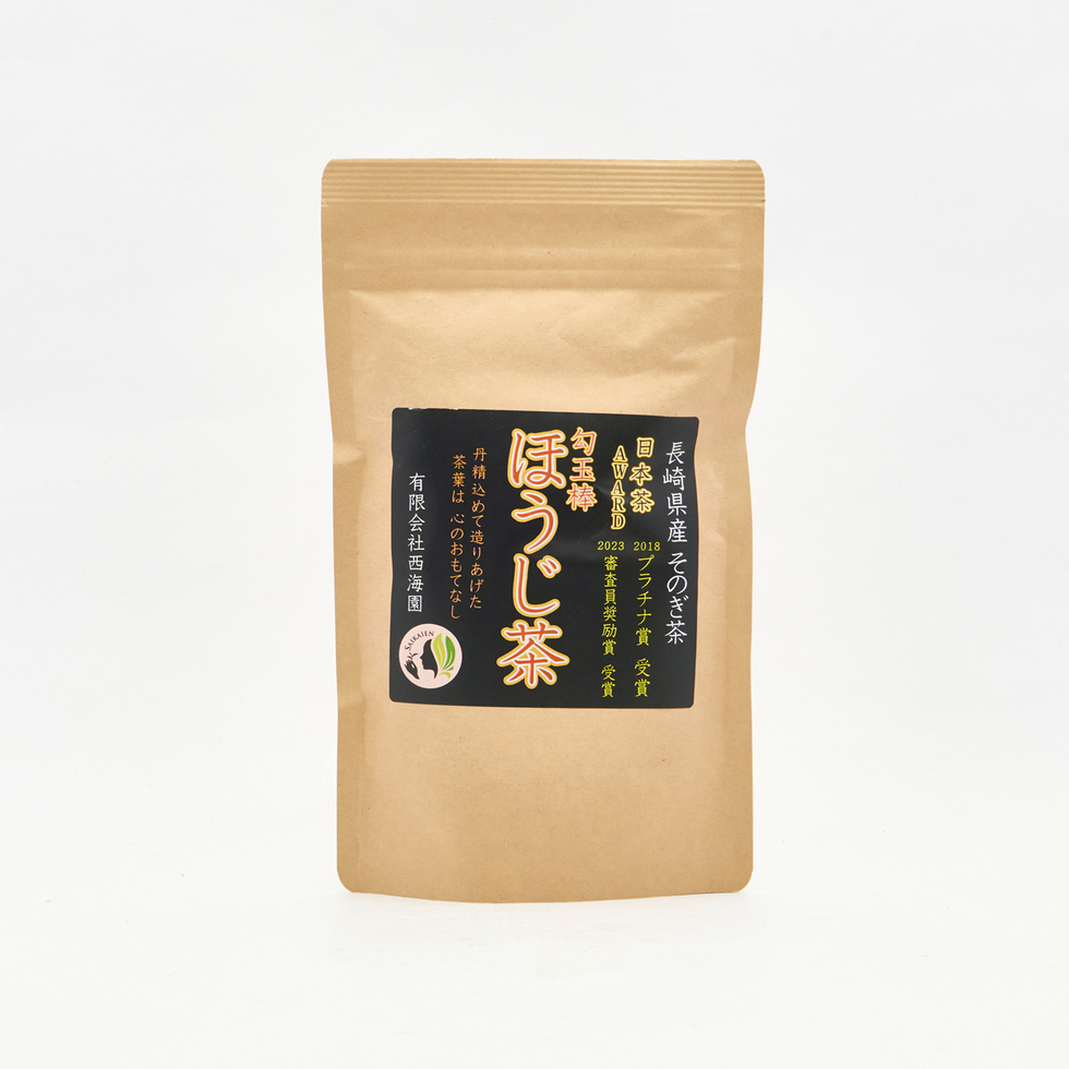 （近日登場） 西海園 そのぎ茶 勾玉棒ほうじ茶 80g