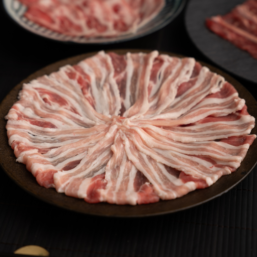 WASO Selected Sliced Pork Belly for Shabu-shabu 200-210g