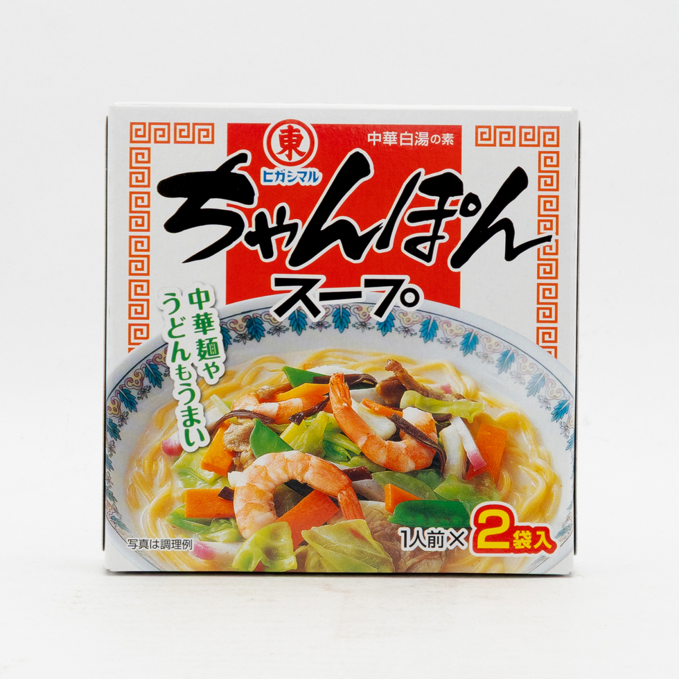 Higashimaru Chanpon (Seafood and Vegetable Noodle Soup) Soup Mix 2 Servings