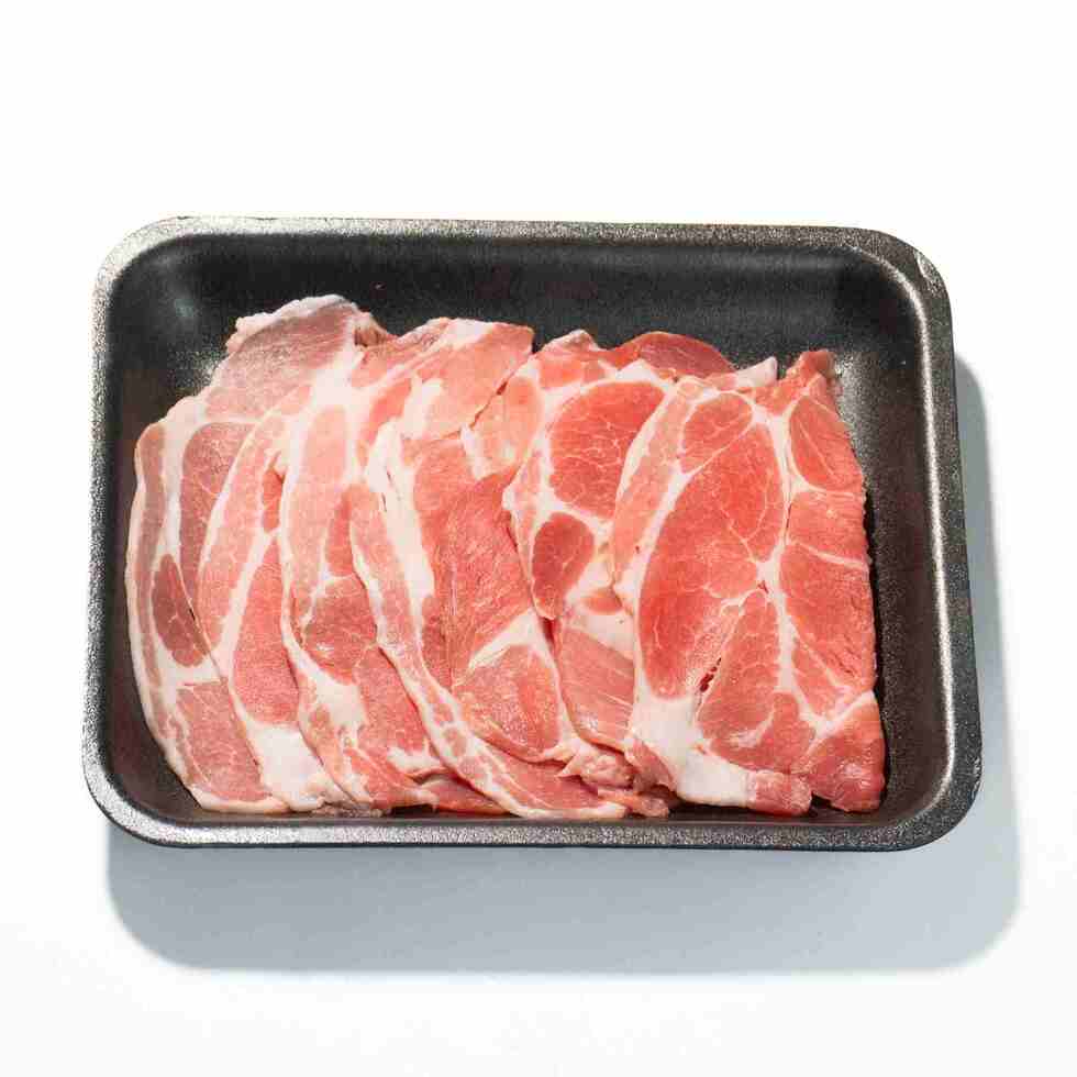 WASO厳選 薄切り豚肩ロース 生姜焼き・焼肉用 190-200g