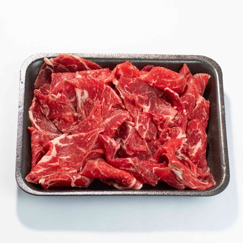 Faux-filet de bœuf (Basse-côte) sélectionné par WASO, tranché finement, 200-210g