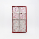 Kaneido Hanachitose Monaka 8 pcs (4 Red Sakura (White Bean Paste) / 4 White Sakura (Smooth Bean Paste))<Seasonal Limited>
