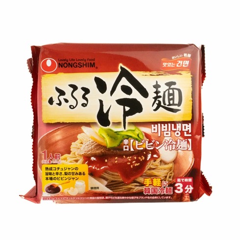 【賞味期限:2026年03月21日】農心 ふるる冷麺 ビビン麺 159g