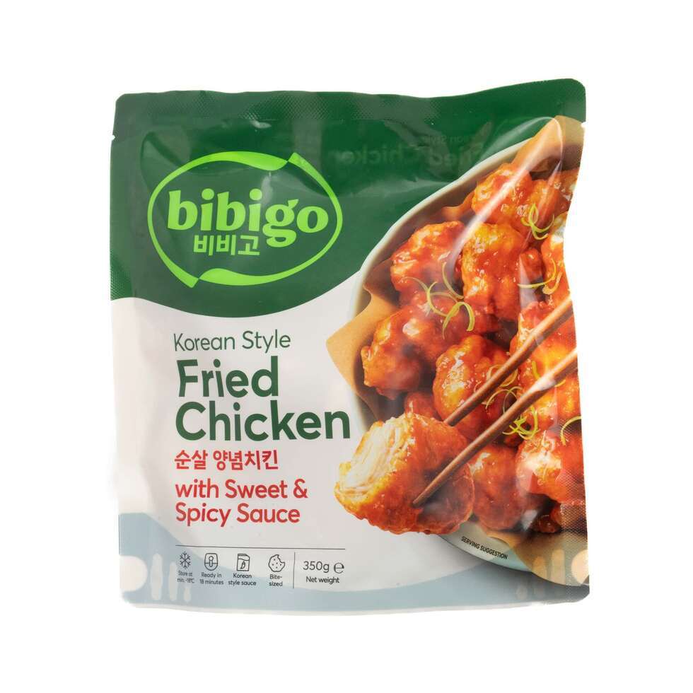 【賞味期限:2026年02月20日】ビビゴ 韓国風フライドチキン スイート＆スパイシー 350g