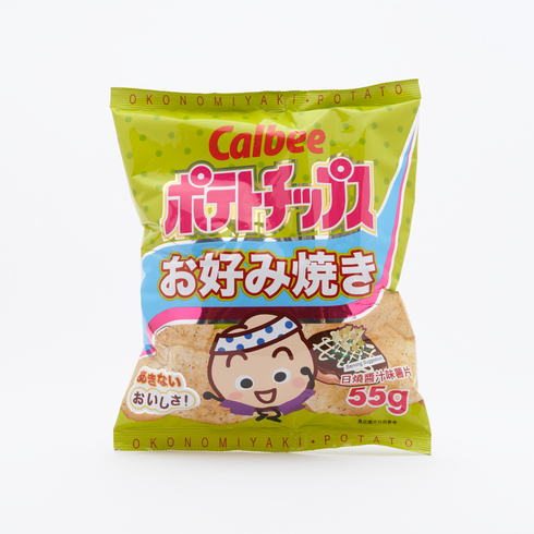Calbee Potato Chips Okonomiyaki Flavour 55g