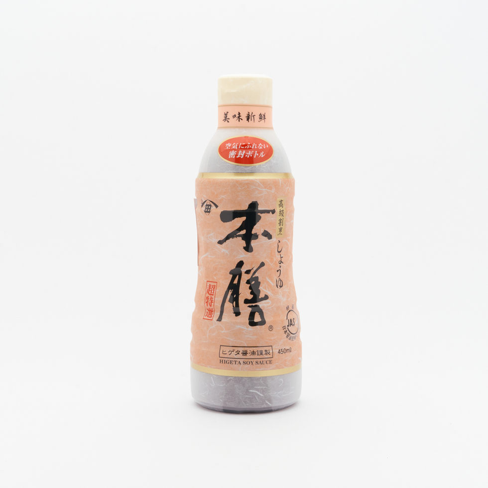 Higeta Honzen Premium Koikuchi Soy Sauce 450ml