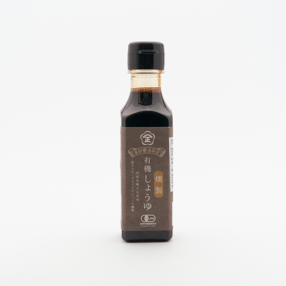 Takasago Organic Smoked Whole Soybean Soy Sauce 160ml
