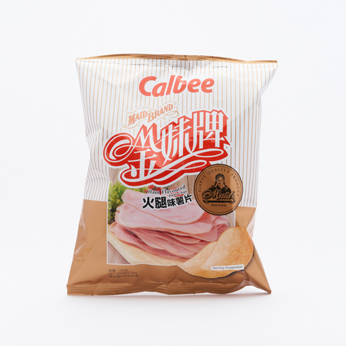 Calbee Potato Chips Maid Brand Ham Flavoured 55g