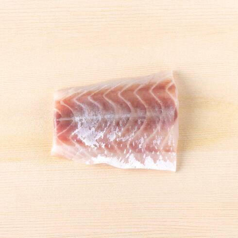 Sea Bass Sashimi Block 70-80g by Nobu Sakaguchi (15 years at a Michelin star)