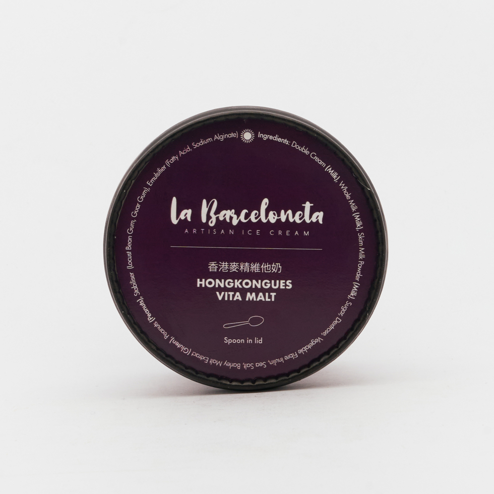 La Barceloneta Hongkongues Vita Malt Artisan Ice Cream 120g