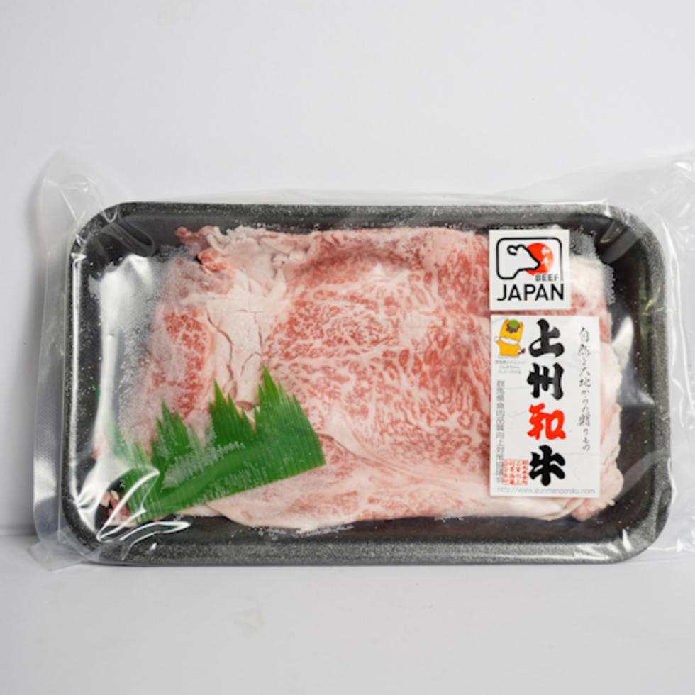 【Best Before:13/01/2026】 Japanese A5 Joshu Wagyu Rib Eye (for Shabu Shabu) from Gunma, Japan 95-100g