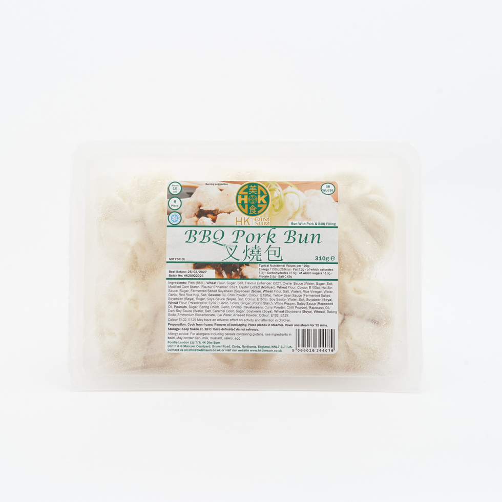 香港點心 叉燒包  (6個)