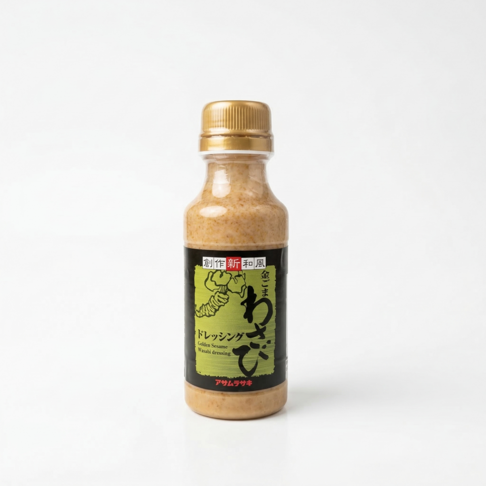 アサムラサキ 金ごまわさびドレッシング 220ml