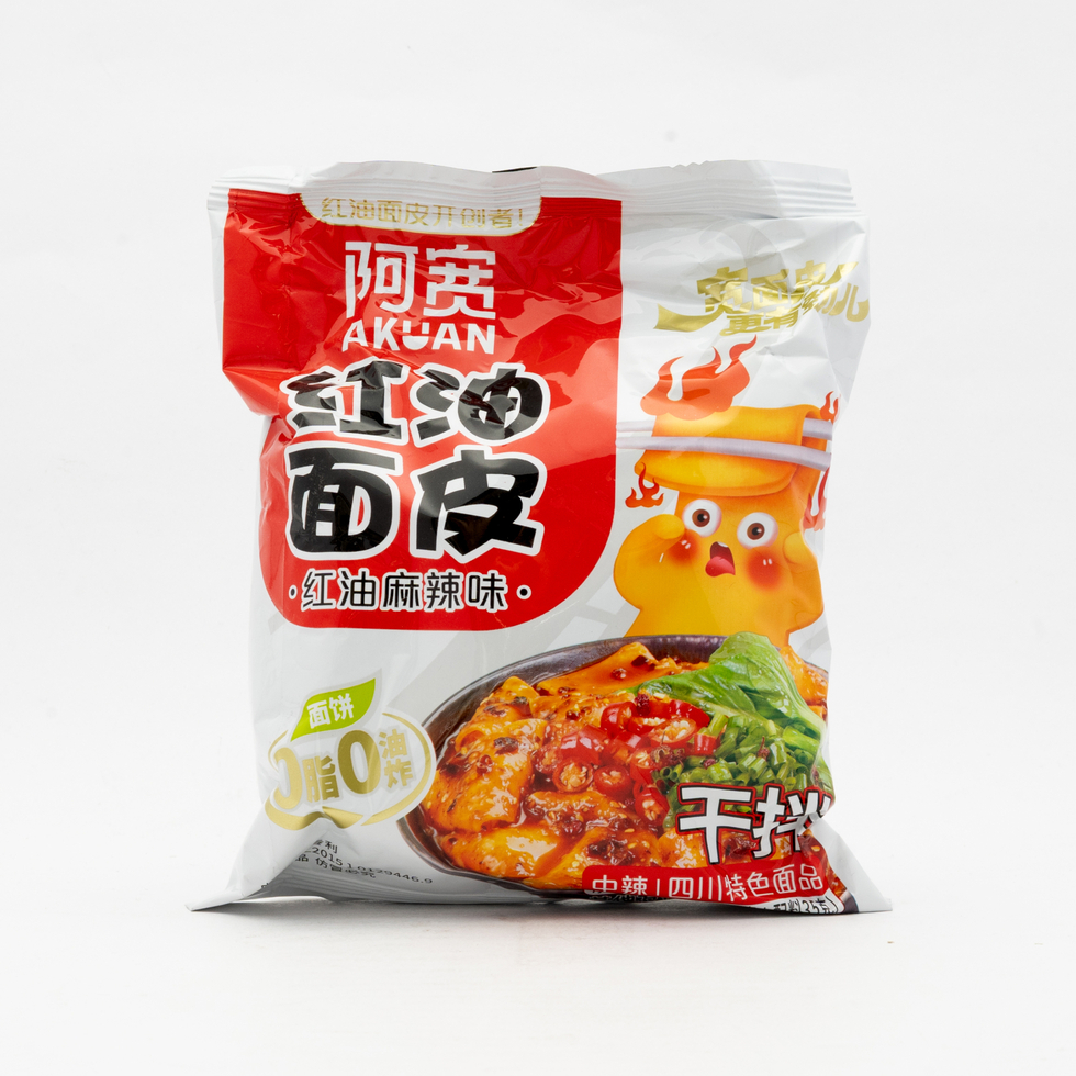 【此日期前最佳:27/03/2026】 阿寬 紅油麵皮-麻辣 110克