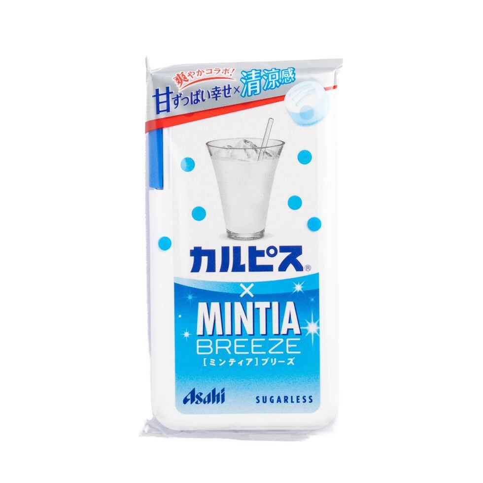 【此日期前最佳:2026年02月28日】朝日 Calpis × Mintia Breeze 無糖薄荷錠