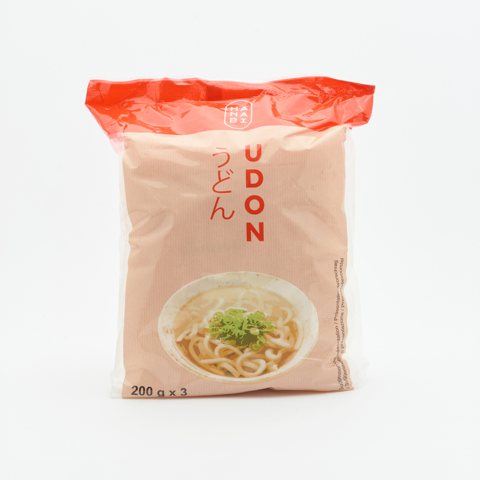 【賞味期限:2026年04月07日】 Hanabi うどん 200g×3 マルチパック