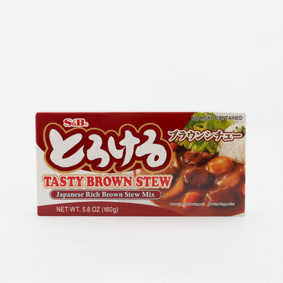 S&B 香滑棕色燉菜醬塊 160克