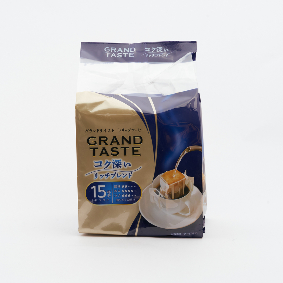 Key Coffee Grand Taste Rich Blend Drip Bag Coffee 90g (15 bags)