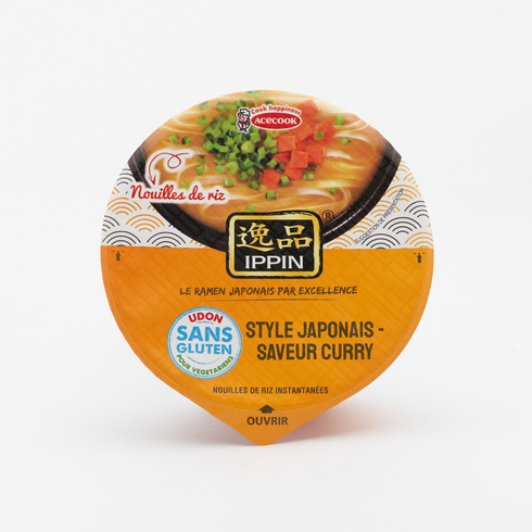 Acecook IPPIN Instant Rice Noodle Bowl Curry Flavour 63g