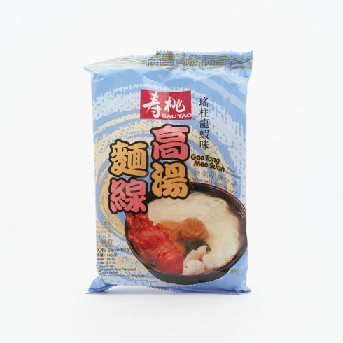 壽桃 ロブスター＆干しホタテ風味スープ付き細麺（麺線）2人前 140g（70g×2）