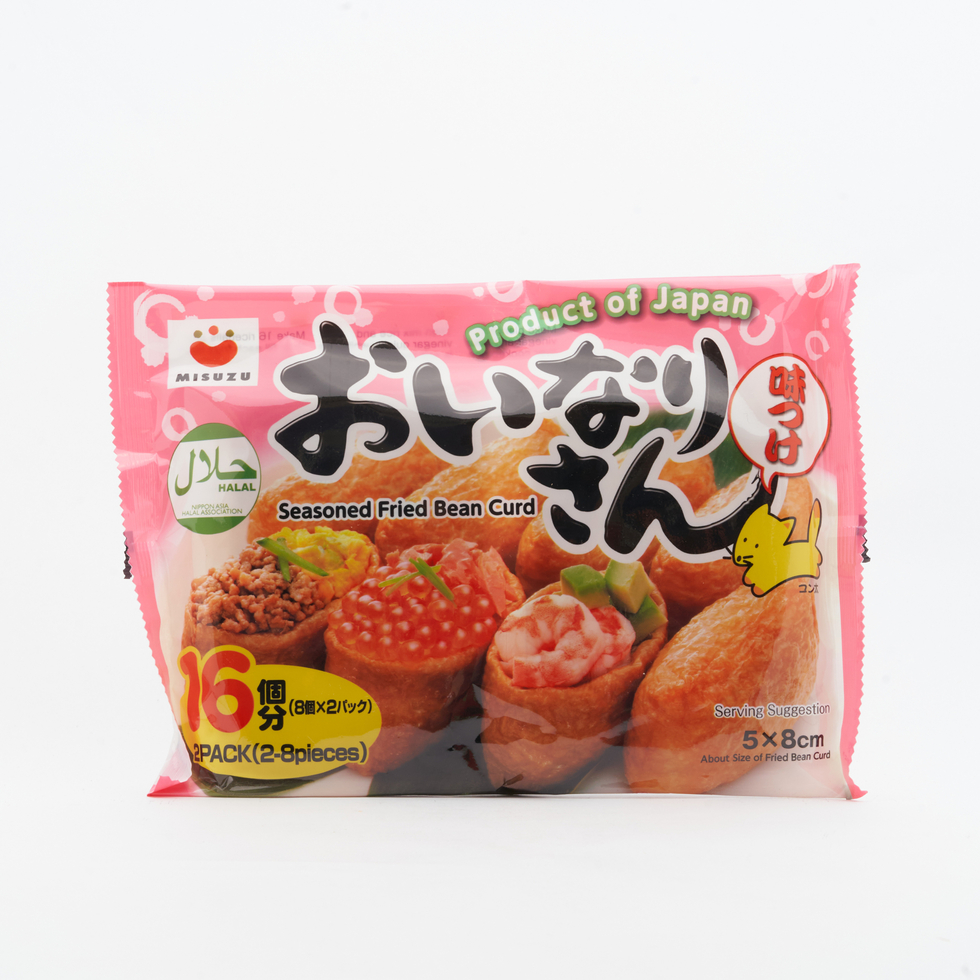 Misuzu Oinarisan Seasoned Fried Bean Curd for Inari Sushi 240g (16 pieces)