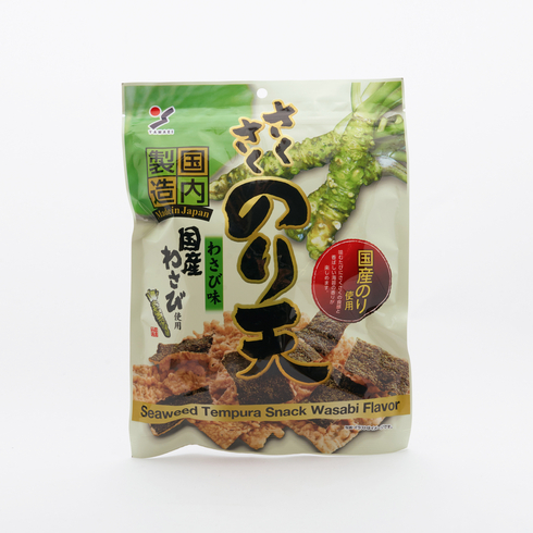 Yamaei Crispy Seaweed Tempura Snack Wasabi 70g
