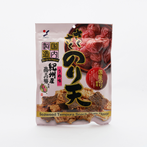 Yamaei Crispy Seaweed Tempura Snack Ume Plum 70g