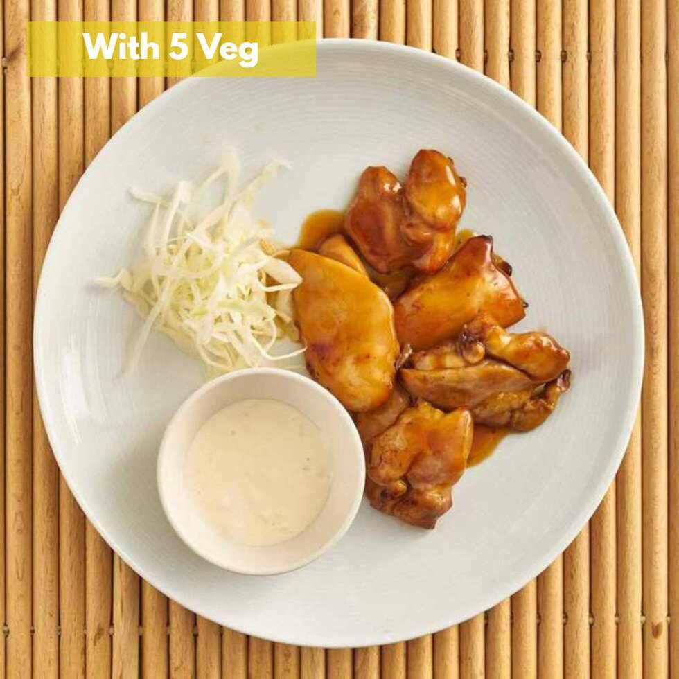 Grilled Chicken Nanban Tartar (+5 veg)