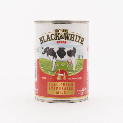 オランダ Black & White エバミルク 410g (385ml)