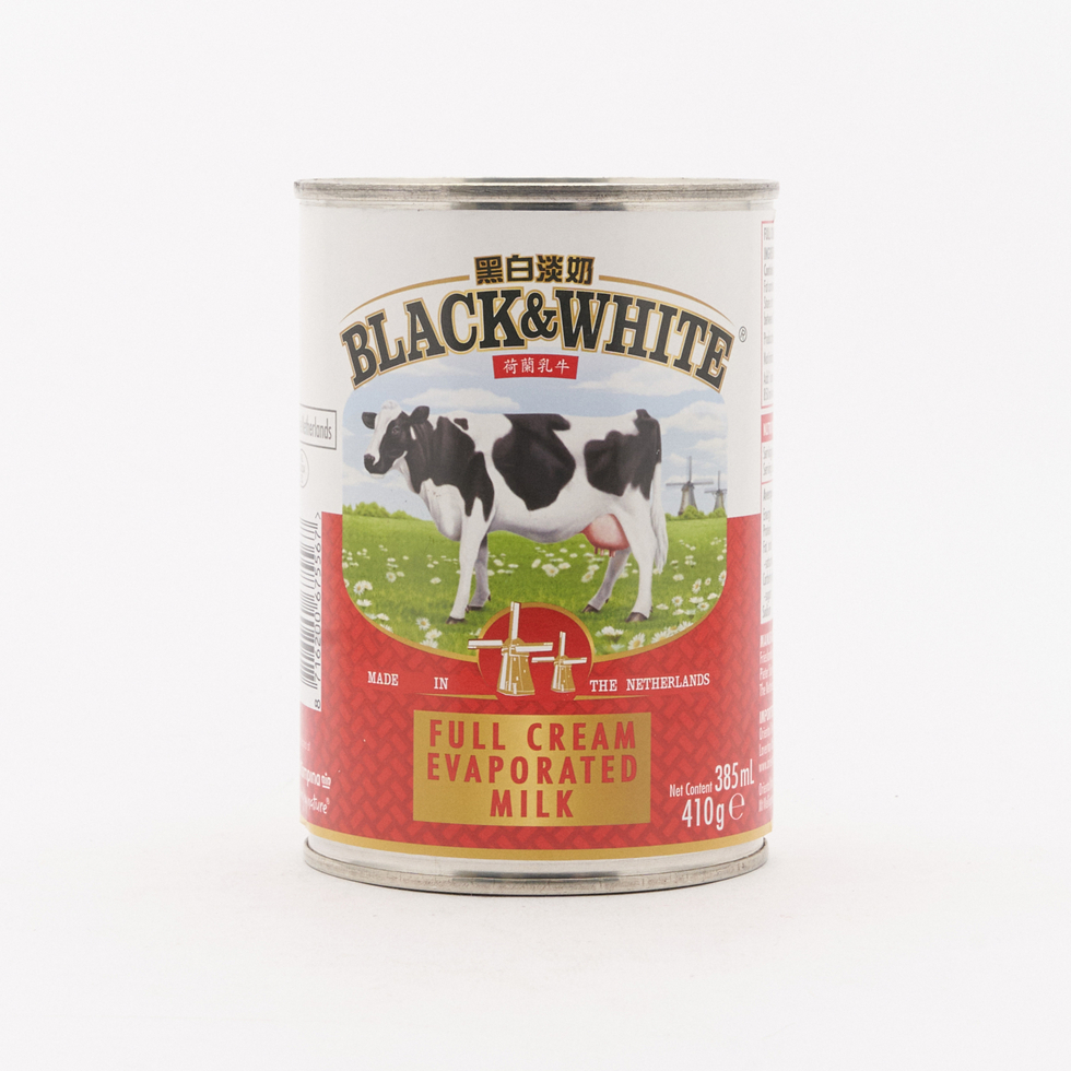 オランダ Black & White エバミルク 410g (385ml)